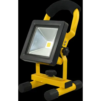 LED reflektor AKU nabíjecí přenosný studená bílá - TGD-005-B - 10W
