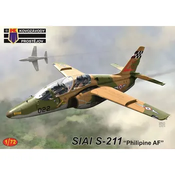 Plastikový model Kovozávody 1/72 SIAI S-211 'Philipine AF' (3x camo)