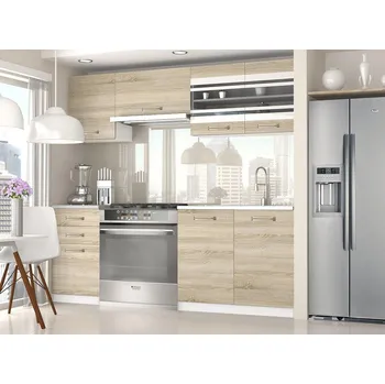 Kuchyňská linka Kuchyňská linka Belini 120 cm dub sonoma s pracovní deskou Alina TOR ALINA/3/WT/DS/0/F