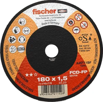 Řezný kotouč Řezný kotouč FCD-FP 180x1,5x22,2 Fischer