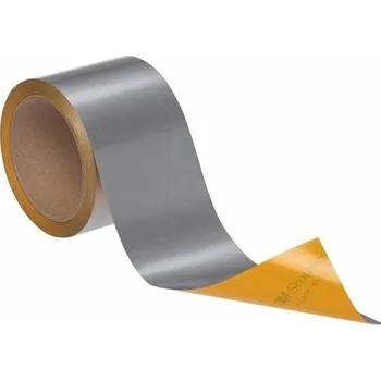 Brusný kotouč 3698E 3M štítkový materiál z litého vinylu na nerovné povrchy, stříbrný lesklý, 152 mm x 250 m