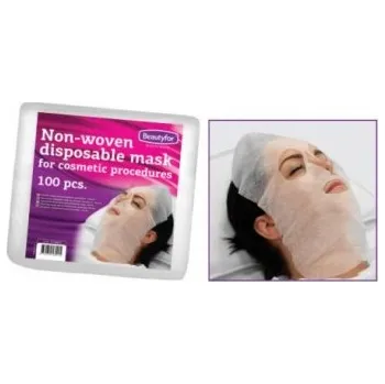 Masážní příslušenství Beautyfor jJednorázová pleťová maska, 100 ks