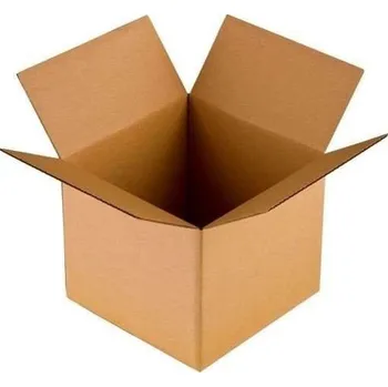 Obalový materiál Kartonová krabice klopová 400x400x350 mm 3VVL B 380g/m2 hnědá - paleta 360 ks