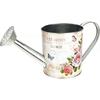 Krhlička Vintage Flower (Zahradní dekorace, květináč)