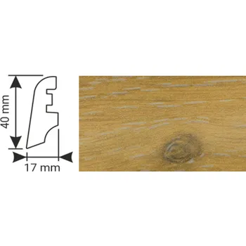 soklová lišta K - Produkt K-Produkt lišta KP40 205 Dub sukatý