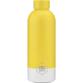 Láhev You Bottles Termoláhev na pití Dual Stripe žlutá 500 ml
