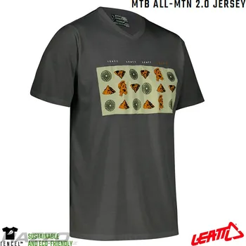 cyklistický dres Dres na kolo Leatt MTB 2.0 All-Mtn Jersey Rust 2022 XXL