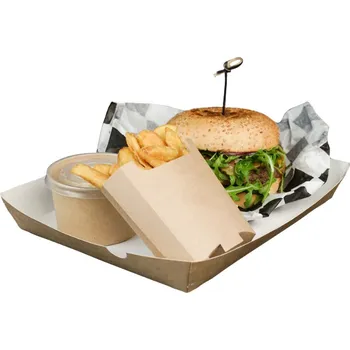 Jednorázové nádobí Think`n green Kartonová miska kraft TnG 240/200mm 100ks