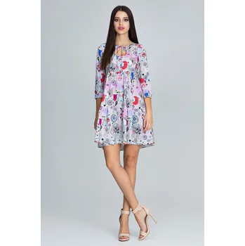 Dámské šaty Figl Dámské mini šaty Anghan M598 růžová M