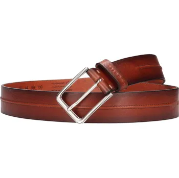 Opasek Kožený pánský opasek Bugatti Koles - hnědá