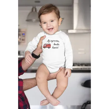 Kojenecké body Hasič Barva: Bíla, Velikost: 62(3m-6m)