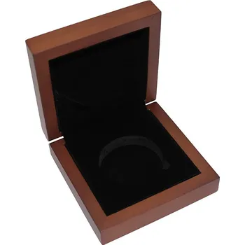 Dřevěná krabička 1 x Ag 46 mm Lunární série III. 1 Oz