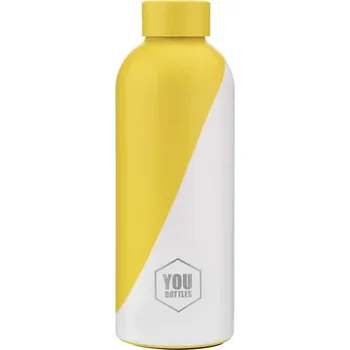 Láhev You Bottles Termoláhev na pití Dual Cross žlutá 500 ml