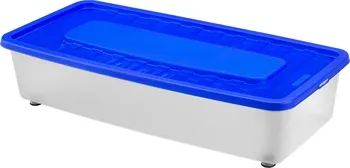 Úložný box Heidrun Box úložný pod postel s víkem 35 l modrá