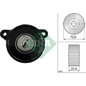 Napínací kladka, žebrovaný klínovy řemen INA 531 0540 10