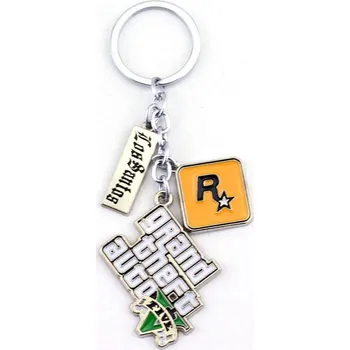 Počítačová hra přívěsek na klíče GTA 5 (Grand Theft Auto 5) klíčenka varianta 2