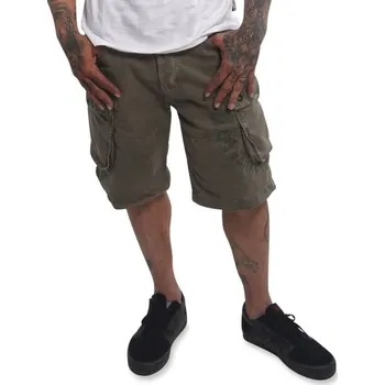Pánské kraťasy Yakuza Cargo šortky SCARY CSB 20062 Dusky Green - 32