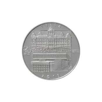 Česká mincovna 200. výročí založení Národního muzea 200 Kč 2018 stříbrná mince Proof 13 g