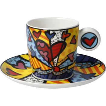 Goebel Romero Britto Espresso šálek A new Day