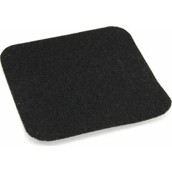 Šedá korundová protiskluzová páska (dlaždice) FLOMA Standard - 14 x 14 cm tloušťka 0,7 mm