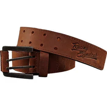 Opasek Kožený pásek 4SR DOUBLE HNĚDÝ L 46/115