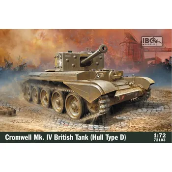 Plastikový model IBG 1/72 Cromwell Mk.IV British Tank (Hull Type D)