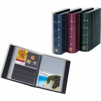Obal pro sběratelský předmět LEUCHTTURM Album na pohlednice, 200 pohlednic Barva: Červená