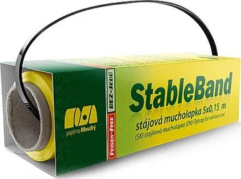 Papírna Moudrý StableBand Mini stájová mucholapka 5 x 0,15 m