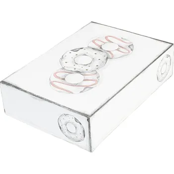 Jednorázové nádobí Toppapír Kartonová box na dezerty 310/220/80mm 50ks