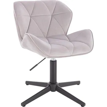 Křeslo Horten velur světle šedé