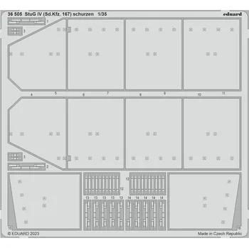 Plastikový model Eduard 1/35 StuG IV (Sd.Kfz. 167) schurzen (ZVEZDA)