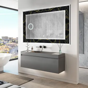 Zrcadlo Podsvícené dekorativní zrcadlo - Golden Veins