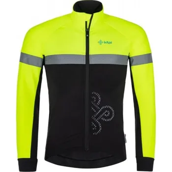Pánská softshellová bunda bunda Kilpi Nereto, black/yellow - vel. L 130247