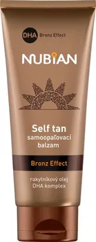 Samoopalovací přípravek Nubian Self Tan Bronz Effect samoopalovací tělový balzám 200 ml tuba