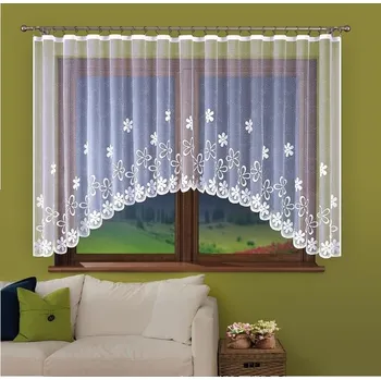 Záclona DekorTextil Chloris bílá (š x v): 350 x 150 cm