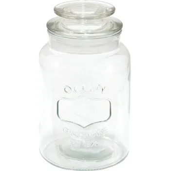 Dóza na potraviny Skleněná úložná dóza s víkem – 11x19 cm