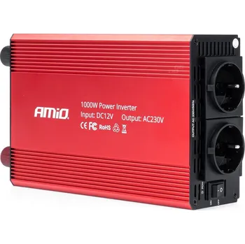 Měnič napětí Amio Měnič napětí z 12V > 230V, 1000W | 2000W -