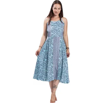 Dámské šaty Midi šaty ALINA tyrkysové