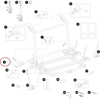 Příslušenství ke střešnímu nosiči Thule Socket Screw Cover