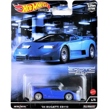 autíčko Hot Wheels Premium Exotic Envy '94 Bugatti EB110