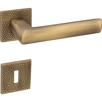 Dveřní kování TI - POPULAR - HR 4161 5SQ T1 rozety PZ, klika/klika OGS - Bronz česaný matný (77)