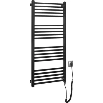 Radiátor Sapho METRO-E elektrické otopné těleso rovné 500x1060 mm, 400 W, černá mat