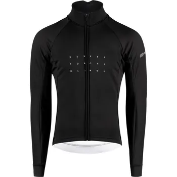 Cyklistická bunda bunda FORCE SENSE zimní, černá XL