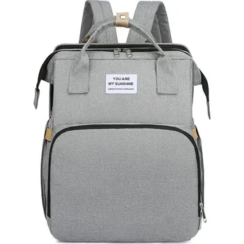 Přebalovací taška Batoh pro maminky 2v1 se zabudovanou postýlkou 42 x 32 x 22 cm