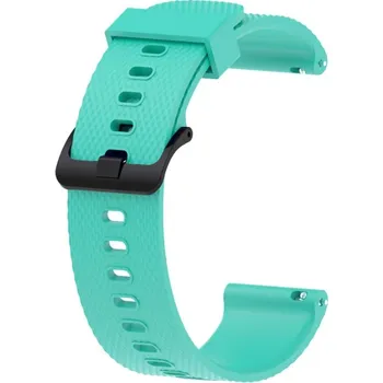 Řemínek na hodinky Tyrkysový řemínek pro hodinky Garmin Forerunner 245 (Silikonový řemínek pro chytré hodinky Garmin Forerunner 245 tyrkys)