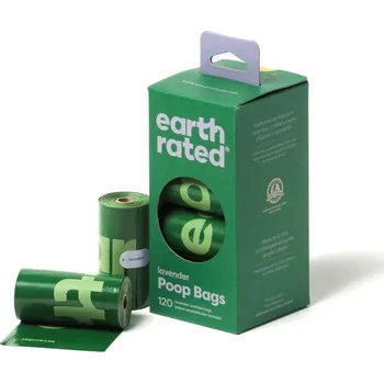 sáček na exkrement Sáčky na psí exkrementy Earth Rated s vůní levandule 8 rolí