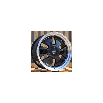 Alu kolo Racing Line AT674 MER 11x21 5x112 ET32.00 černá + leštěný límec