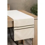 UBRUS GLEN 4 35X140 CM KRÉMOVÝ