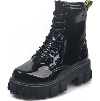 Dámské kozačky Klasické dámské workery MaFen Barva: Černá, Velikost: 37