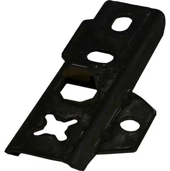 Nerezová příchytka DILA 2 včetně vrutů pro skrytý spoj terasových prken a obkladů DILA 2 | 22 mm | Černá | 200 ks